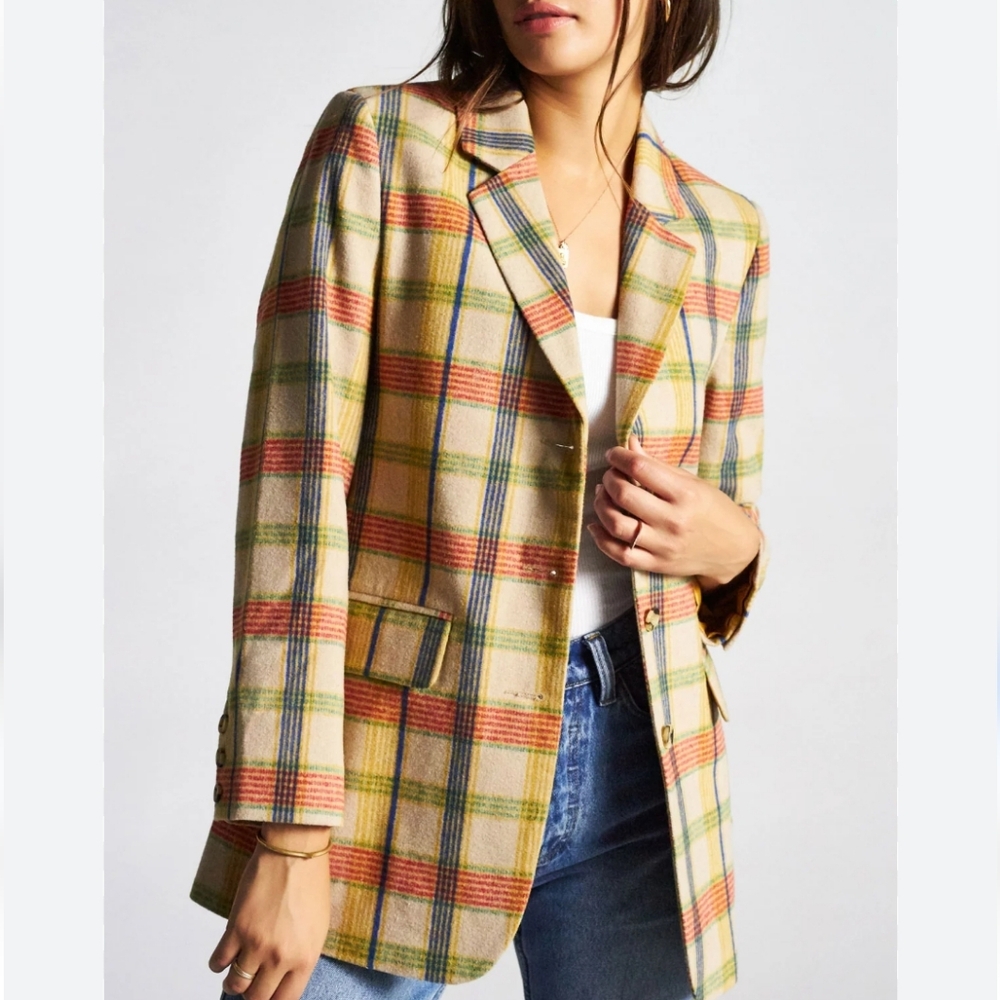 Brixton Merry Plaid Women's Blazer